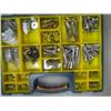 Image 2 : PARTS ORGANIZER BOX WITH ASST. BOLTS & BRASS FITTINGS