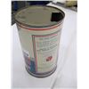 Image 2 : OPENED EMPTY RED INDIAN AVIATION MOTOR OIL TIN