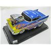 Image 1 : MUSCLE MACHINES BLUE WITH FLAMES DIECAST