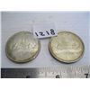 Image 1 : 1966 & 1963 SILVER DOLLAR