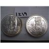 Image 2 : 2 1958 SILVER DOLLARS