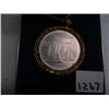 Image 2 : OLYMPIC COIN $5 PENDANT, GOLD PLATED CHAIN