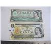 Image 1 : 1 1967 $1 BILL & 1 1973 $1 BILL
