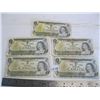 Image 1 : 5 1973 $1 BILLS