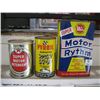 Image 1 : 3 TINS, WIZ, PYROIL & TEXACO