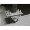 Image 2 : HEAVY DUTY STEEL FRAMED TABLE ON CASTORS