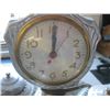 Image 2 : CHROME ASHTRAY WITH MARBLE BASE AND CLOCK