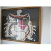 Image 1 : FRAMED PRINT OF THE CAT WITH SUNGLASSES