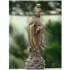 Image 1 : Exquisite Bronze Guan Yin on Lotus - China #1612287