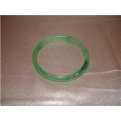 Chinese Nephrite Greenish  Jade Bangle #1612497