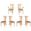 Image 1 : Set 6 A. Sibau Dining Chairs-post modern #1612540