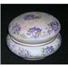 Image 1 : Royal Bayreuth Tapestry VIOLETS Powder Jar #1612574