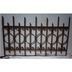 15 ft Architectural Antiques Wrought Iron Fence#1612751