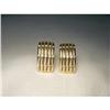 Image 1 : 14K YG Gold Diamond Huggie Hoops Earrings  #1612961