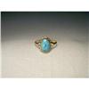 Image 1 : Beautiful 14K YG Gold Handmade Turquoise Ring #1612973