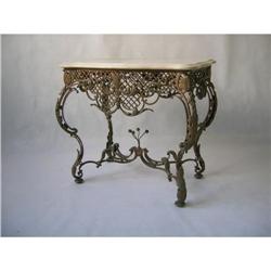 A UNIQUE LOUIS XV SIDE OR COFFEE TABLE - MARBLE#1613208