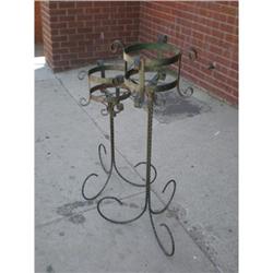 Large Wrought Iron Plant Stands #1620751