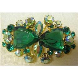 DECO 40's RHINESTONE BROOCH #1620768