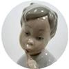 Image 1 : Lladro #4522 Retired Boy With Dog - Glazed #1620896