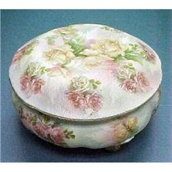 Royal Bayreuth Tapestry 3 Color ROSE Powder Jar#1621127