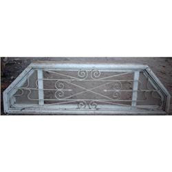 French Pine iron Door Panel Transom #1621240