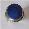 Image 1 : Art Deco Lapis Lazuli Enamelled Gold Ring  #1621278
