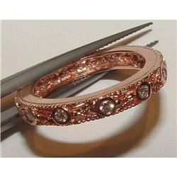 WEDDING BAND 0.42 ct ROSE GOLD PINK gold & #1621543
