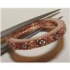 WEDDING BAND 0.42 ct ROSE GOLD PINK gold & #1621543