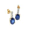 Image 1 : Sapphire and Diamond Earrings #1621580