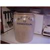 Image 1 : Crock, salt glaze; 6 gal.,signed on front blue #1621609
