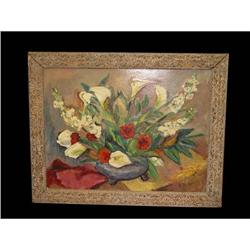 Floral Still Life Oil Painting by Rubin Flower #1621623
