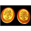 Pair of Antique Borghese Wall Plaques #1621628