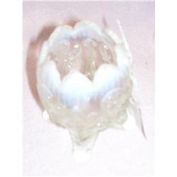 NORTHWOOD Whimsey 1901 White Opal Rose Bowl #1621666