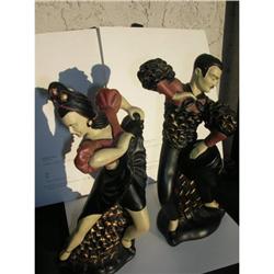 GENUINE HAND PAINTED PANCHO DEVONWARE PAIR OF #1621669