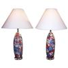 Image 1 : Pair pottery lamps with lucite bases #1631987