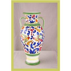 Italian Deruta Vase Hand-Painted Rirolli #1632472