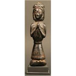 19th C. Nepalese Shaman Sculpture, Thick Patina#1632617