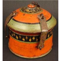 19th Century Indian Painted Cosmetic Box #1632622