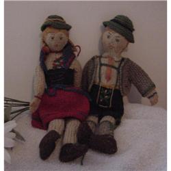 Doll Yarn Couple International Costumes Dolls #1632641