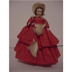 Doll Ruth Gibbs China Godey's Lady DECEMBER #1632654