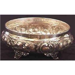 Sterling Repousse Bowl. #1632684