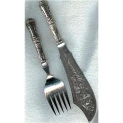 Fish Servers. Silver Plate English.Victorian #1632694