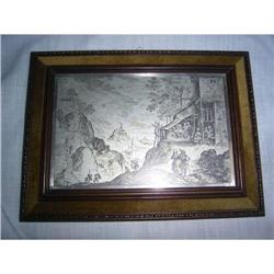 Picture on silver. #1632718