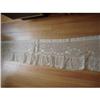 Image 1 : ANTIQUE FRENCH LACE CURTAIN VALANCE TAMBOUR #1632810