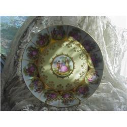 CHARGER   PLATE  LOVE STORY HP  FRENCH  COURT #1632812