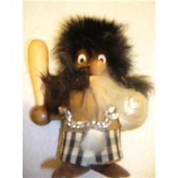 ANTIQUE JAPANESE WOODEN FIGURE/DOLL #1632854