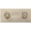 Image 1 : 14K 0.94 Carat Diamond Stud Earrings Appraised #1643318