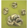 Image 1 : Mid Century Moderne 4 Pc 900 Silver Parure BFL #1643320