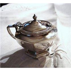 ANTIQUE SILVER CONDIMENT DISH #1643363