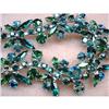 Image 1 : IRIDESCENT GREEN - SHERMAN RHINESTONE BRACELET #1643392